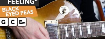 I GOTTA FEELING The Black Eyed Peas Beginner Guitar Tutorial – EASY RIFF for TOTAL Beginners