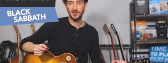 Iron Man EASY Guitar Lesson Tutorial – Black Sabbath – Power Chords for Beginners