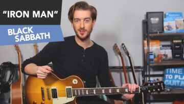 Iron Man EASY Guitar Lesson Tutorial – Black Sabbath – Power Chords for Beginners