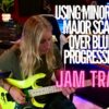Jam Track Mixing Major and Minor over Blues Progression #jamtrack