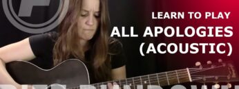 Learn to play All Apologies Acoustic by Nirvana | Riff Rundown