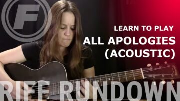Learn to play All Apologies Acoustic by Nirvana | Riff Rundown
