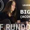 Learn To Play Big Me (Acoustic) by Foo Fighters