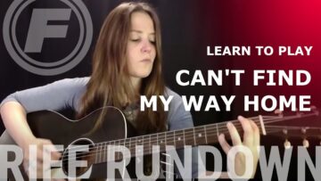 Learn To Play Cant Find My Way Home by Blind Faith