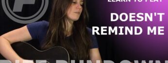 Learn to play Doesnt Remind Me by Audioslave