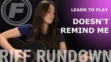 Learn to play Doesnt Remind Me by Audioslave