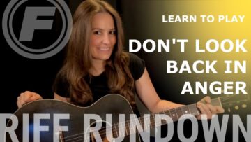 Learn To Play Dont Look Back in Anger by Oasis