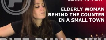 Learn to play Elderly Woman Behind the Counter in a Small Town by Pearl Jam