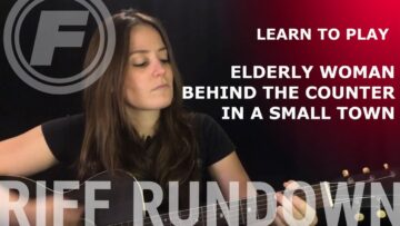 Learn to play Elderly Woman Behind the Counter in a Small Town by Pearl Jam