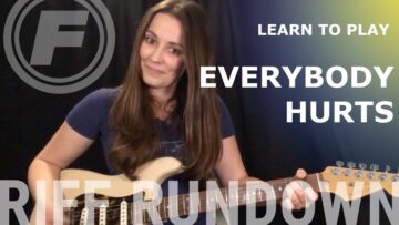 Learn To Play Everybody Hurts by R.E.M.