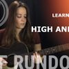 Learn to play High and Dry by Radiohead