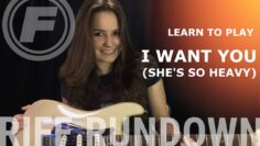 Learn to Play I Want You (Shes So Heavy) by The Beatles