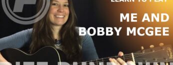 Learn to play Me and Bobby McGee Acoustic by Janis Joplin