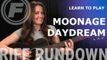 Learn To Play Moonage Daydream by David Bowie