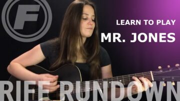 Learn to Play Mr. Jones by The Counting Crows
