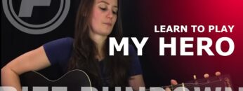 Learn to play My Hero (Acoustic) by the Foo Fighters | Riff Rundown