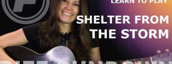 Learn To Play Shelter From The Storm by Bob Dylan