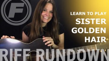 Learn to play Sister Golden Hair by America