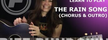Learn to Play The Rain Song (Chorus and Outro) by Led Zeppelin