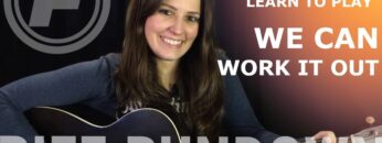 Learn To Play We Can Work It Out by The Beatles