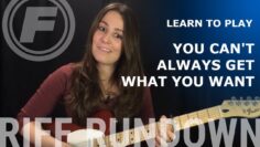Learn to play You Cant Always Get What You Want by The Rolling Stones