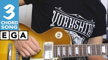 Let Me Entertain You Guitar Lesson (Robbie Williams) 3 chord electric guitar songs