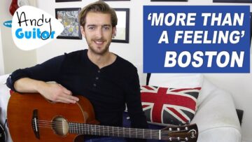 MORE THAN A FEELING (BOSTON) Guitar Lesson Tutorial – how to play acoustic songs