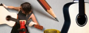 My first step when I make a guitar