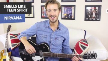 NIRVANA – Smells Like Teen Spirit Guitar Lesson Tutorial – EASY CHORDS