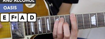 OASIS Cigarettes and Alcohol Guitar Lesson + Lead Solos