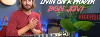 Play Livin On A Prayer by Bon Jovi – EASY CHORDS, Riffs & SOLO!
