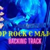 POP ROCK BACKING TRACK IN C MAJOR #guitarbackingtrack #guitarsolo #jamtrack