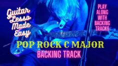 POP ROCK BACKING TRACK IN C MAJOR #guitarbackingtrack #guitarsolo #jamtrack