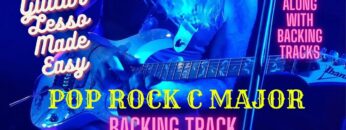 POP ROCK BACKING TRACK IN C MAJOR #guitarbackingtrack #guitarsolo #jamtrack