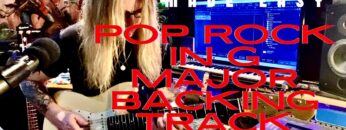 Pop Rock Backing Track In G Major