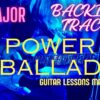 POWER BALLAD GUITAR BACKING TRACK D MAJOR #guitarbackingtrack #jamtrack #guitar