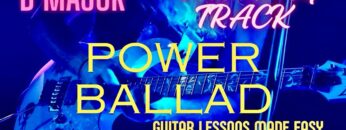 POWER BALLAD GUITAR BACKING TRACK D MAJOR #guitarbackingtrack #jamtrack #guitar