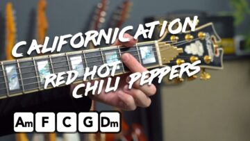 Red Hot Chili Peppers – Californication Guitar Lesson Tutorial ( All Chord & Riff sections )