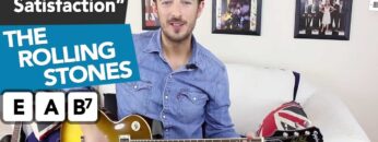 Rolling Stones – SATISFACTION (I cant get no) 3 chords + EASY 1 string guitar riff!