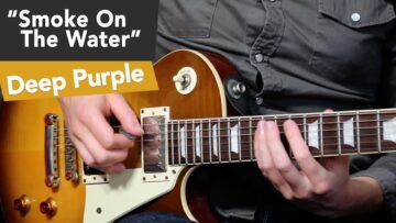 Smoke On The Water Guitar Tutorial (Deep Purple) EASY Beginner Guitar Riffs