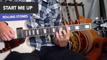 Start Me Up Guitar Lesson Tutorial – Rolling Stones Open G Tuning