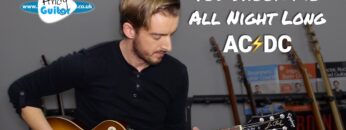 You Shook Me All Night Long – AC/DC Guitar Lesson – Easy Rock Songs To play On Guitar