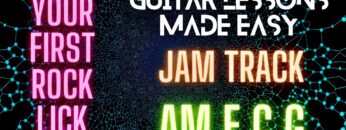 Your First Rock Lick Jam Track #guitarjamtrack #backingtrack #guitarlesson