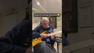 If Steve vai took the crazy riff challenge? 😊😊