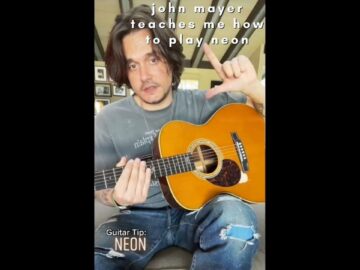 John Mayer teaches me how to play Neon