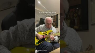 Randy Rhoads fantastic solo from goodbye to romance😊