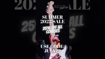 SUMMER 2022 SALE! 25% off all online courses! USE CODE – JULY22 at checkout!