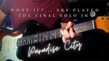 What If?… Stevie Ray Vaughan Played the Final Solo on Paradise City